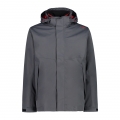 CMP Functional Jacket 3in1 with detachable inner fleece titanium grey/red Men